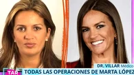 La increíble evolución estética de Marta López, antes y después de sus operaciones