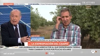Un agricultor denuncia, entre lágrimas, las amenazas de expropiación del gobierno andaluz para instalar placas fotovoltaicas