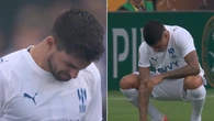 Las lágrimas de Neves y Cancelo en el minuto de silencio por Diogo Jota antes del Fluminense - Al Hilal