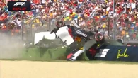 Escalofriante accidente de Tsunoda en Imola: el coche queda completamente destrozado