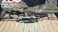 Desarticuladas dos bandas en Sevilla: 18 detenidos tras intervenir armas de guerra y 170 kilos de marihuana
