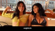 kylie y Kendall Jenner, dos divas en góndola en la última fiesta de la boda de Jeff Bezos y Lauren Sánchez