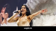 Así es el 'body' de Dua Lipa que aprovecha la física para transformar su 'look' en sus conciertos