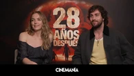 Aaron Taylor-Johnson y Jodie Comer visitan España y nos explican '28 años después': "Realmente es una saga familiar"