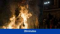 El fuego purificador de las 'luminarias' sumerge a San Bartolomé de Pinares