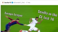 El Barça se la devuelve al Sevilla en redes con un tremendo zasca: "El fútbol va de respeto"