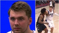 La sorprendente incredulidad de Luka Doncic cuando es expulsado por golpear en sus partes a un rival
