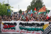 Miles de personas se manifiestan por Gaza durante el Festival de Venecia