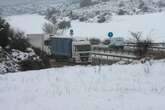 El temporal de nieve deja una veintena de carreteras secundarias cortadas en Castilla y León y Madrid