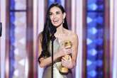 Demi Moore, tras recibir su primer Globo de Oro: “Un productor me dijo hace 30 años que solo haría películas comerciales”