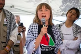 Greta Thunberg denuncia hostigamiento de drones israelíes desde la Flotilla de la Libertad que viaja rumbo a Gaza