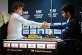 Carlsen, ‘número uno’, doblega a Gukesh, campeón del mundo, tras cuatro horas de igualdad en el mejor torneo del año
