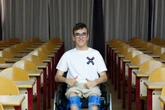 Marcos, el estudiante con discapacidad motora que hizo la Selectividad dictando las respuestas y ha logrado entrar en Periodismo: “Nadie me ha regalado nada”