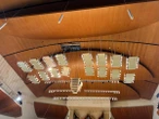 El techo del Palau de la Música de Valencia vuelve a caerse dos años después de su reforma