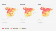 Tercer día de ola de calor: 1.654 municipios en riesgo alto. Consulte el nivel de peligro en su localidad