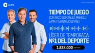 Tiempo de Juego suma 1.828.000 oyentes cada fin de semana en el cierre de temporada