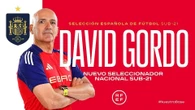 David Gordo, nuevo seleccionador sub-21