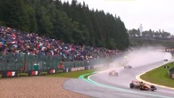Bandera roja y de momento no comienza el Gran Premio de Bélgica por la lluvia