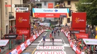 David Gaudu se impone en la rampa final de Ceres; Vingegaard sigue líder
