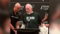 Gregg Popovich reaparece en público tras el derrame que sufrió con un mensaje sobre su nuevo cargo: "Ahora soy El Jefe"