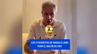 El desafío de Manolo Lama contra la Inteligencia Artificial por el próximo Balón de Oro: "El mío será el mejor del mundo"