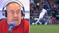 Alfredo Relaño, comentarista de Tiempo de Juego, califica como "una locura" la expulsión de Nyom por su acción con Vinicius