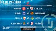 Sigue en directo Tiempo de Juego este domingo desde las 12:00h con el derbi sevillano y el resto de la jornada