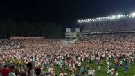 La imagen que empañó la fiesta europea del Rayo: Ratiu intentó agredir a Pedro Díaz