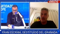 Escribá, tras su destitución: "Quiero que suba el Granada, siento esta plantilla mía"