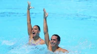 Dennis González y Mireia Hernández se han colgado la plata en el dúo mixto técnico