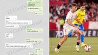 Los WhatsApp de las apuestas de Kike Salas a sus  amarillas: "¿Solo deja 150 euros?"