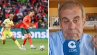 La imagen del partido entre España y Portugal que llamó la atención a Tomás Guasch: "Guárdala bien"