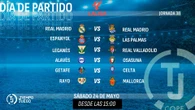 Sigue en directo Tiempo de Juego este sábado desde las 15:00h con la última jornada
