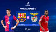 Sigue en directo Tiempo de Juego este martes desde las 18:30 con la vuelta de los octavos de final entre el Barça y Benfica