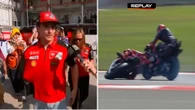 Bezzecchi se lleva por delante a Márquez y le lesiona el hombro: "Ha salido barato"