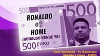 La aclaración de la Federación de Peñas del Valladolid sobre las protestas contra Ronaldo previstas durante el partido ante el Barça ante las posibles multas