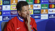 Simeone: "En la vida vale el ahora, nadie se acuerda del partido anterior"