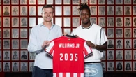 Nico Williams: "Me gustaría seguir haciendo historia en San Mamés"
