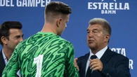 Laporta fue a casa de Ter Stegen para hablar con él tras su conciliador comunicado