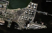 Satellite images show a blazing Russian oil terminal from Ukraine's strikes during the annual Russian Davos