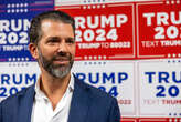 Donald Trump Jr. says he's lobbying his father to pick a 'fighter' like Tucker Carlson or Vivek Ramaswamy to be his running mate