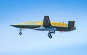 The US Navy's new MQ-25A Stingray drone built to extend the reach of carrier fighter jets just took its first test flight