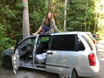 I bought a cheap minivan and lived out of it while getting my college degree — doing so helped me graduate debt-free