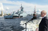 India and China joined Russia's Navy Day celebrations as Putin tries to project anti-Western group
