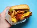 I tried barbecue burgers from 3 fast-food chains and ranked them from worst to best