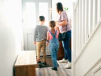 Our kids stay in our family home, and my ex and I alternate staying there and in an apartment. 'Nesting' works for us.