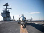 We toured the USS Gerald R. Ford, the world's largest aircraft carrier, which is being sent to the Caribbean
