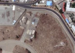 Satellite image of an Iranian airport shows an American-made F-14 Tomcat that Israel turned into a burned wreck