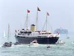 Inside the Royal Yacht Britannia, the royal family's luxurious private cruise ship known as a 'floating palace'