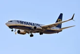 A Ryanair flight almost ran out of fuel when a major storm led to several aborted landings and a 175-mile diversion